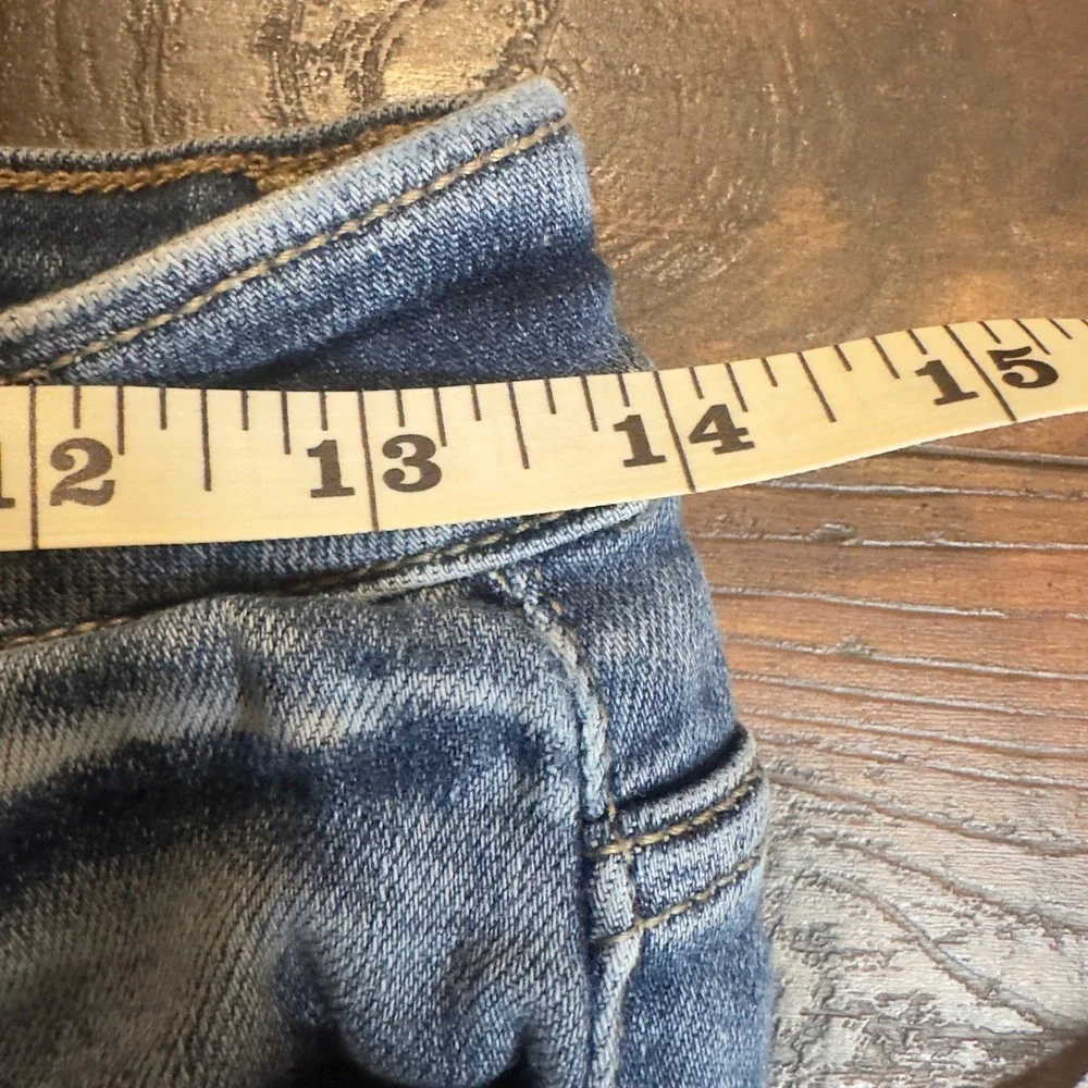KanCan Signature Kurvy Ultra High Rise Ankle Skinny Jeans Distressed Size 27